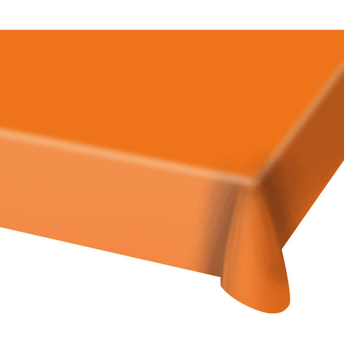 Orange Plastikdecke