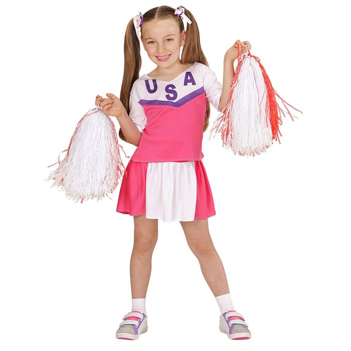 USA Cheerleader Kostüm für Mädchen