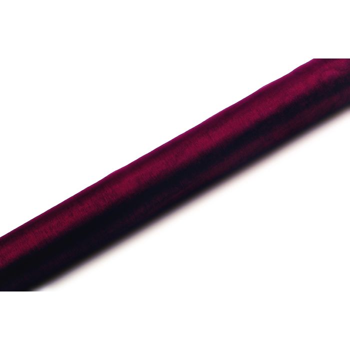 Organza Tischdecke Tiefrot - 9 Meter