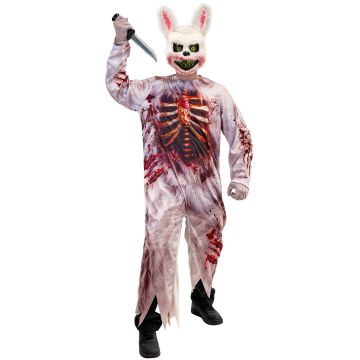 Zombie-Hase Kostüm in Weiß