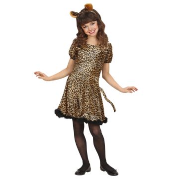Leopardenkostüm für Mädchen - 2 Teile