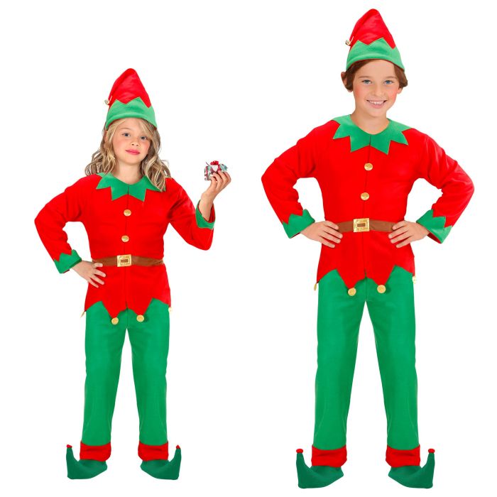 Weihnachtsmannkostüm mit Gürtel für Kinder