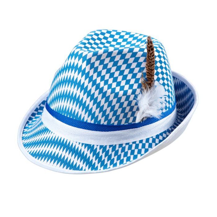 Oktoberfest Fedora Hut mit Federn