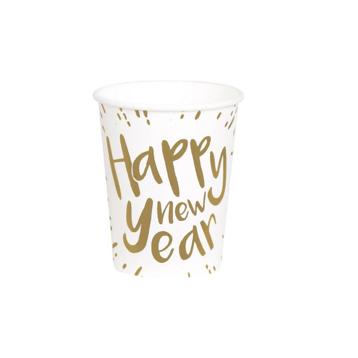 Neujahrstassen happy new year 10x