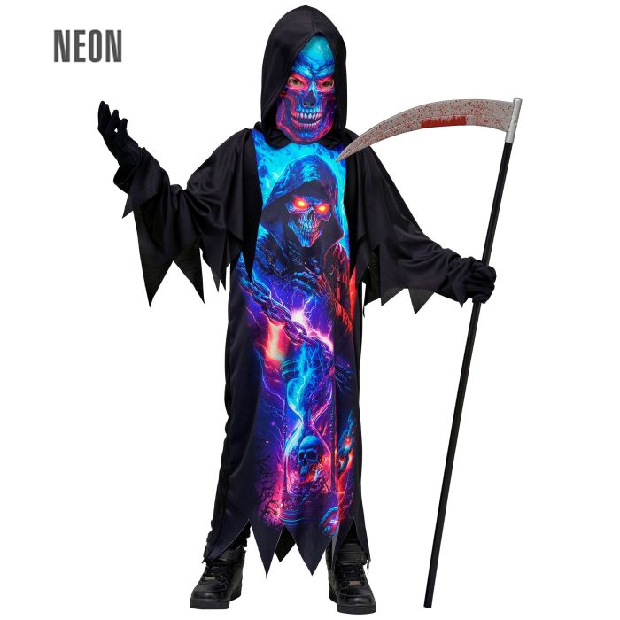 Neon Todsünden-Engel-Kostüm für Jungen