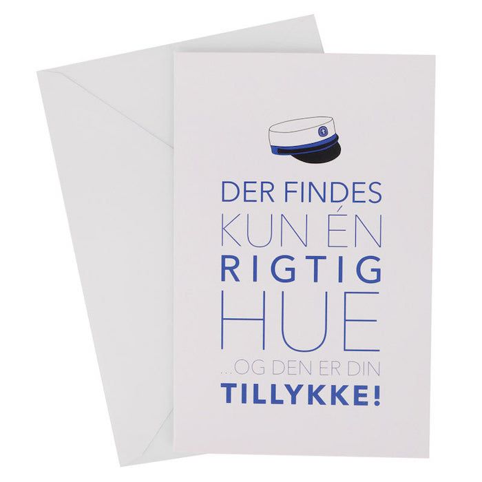 Blaue Studentenkarten mit Umschlag