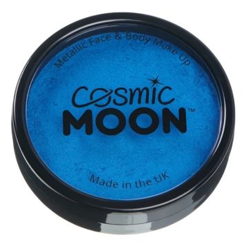 Metallic Gesichts- und Körperfarbe Moon Creations - blau 36g 
