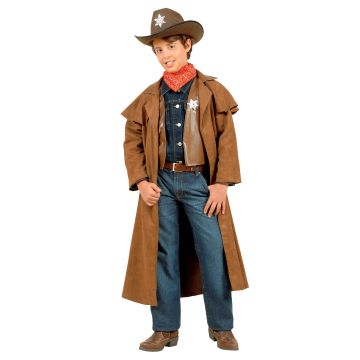 Cowboykostüm mit langem Mantel