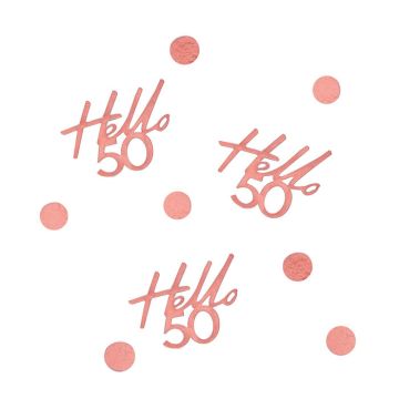 Hello 50 Roségold Konfetti - 13g