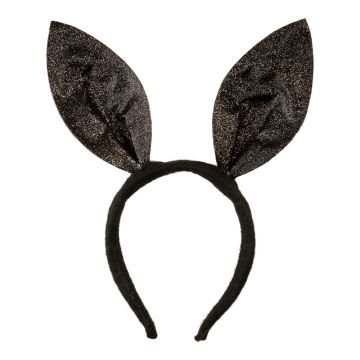 Hasenohr Haarreif schwarz