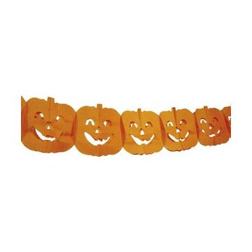 Halloween Girlande Kürbis - 3 Meter
