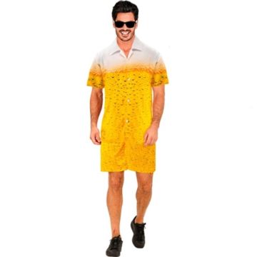 Bierkostüm mit Shorts und Hemd 