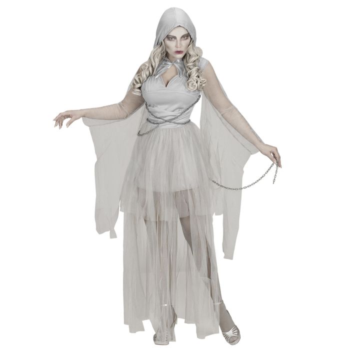 Graue Ketten-Geisterkleid für Damen