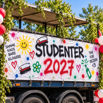 Studentenbanner 3x1 m Abschlussfahrt