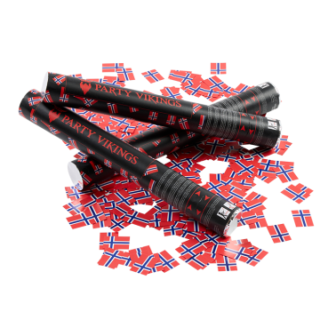 Norwegen Konfettirohr PartyVikings - 40 cm 