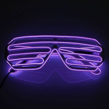 LED-Brillen Lila