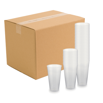 450 ml Becher 500x Hartplastik Becher wiederverwendbar