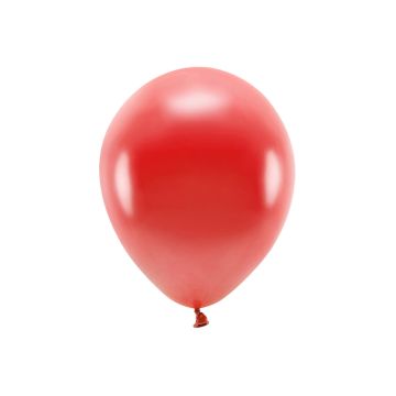 Metallic Rote Ballons 10x - 30 cm 