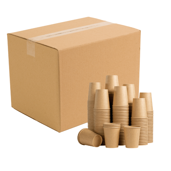 270 ml Kaffeebecher 1000x Einweg-Pappbecher