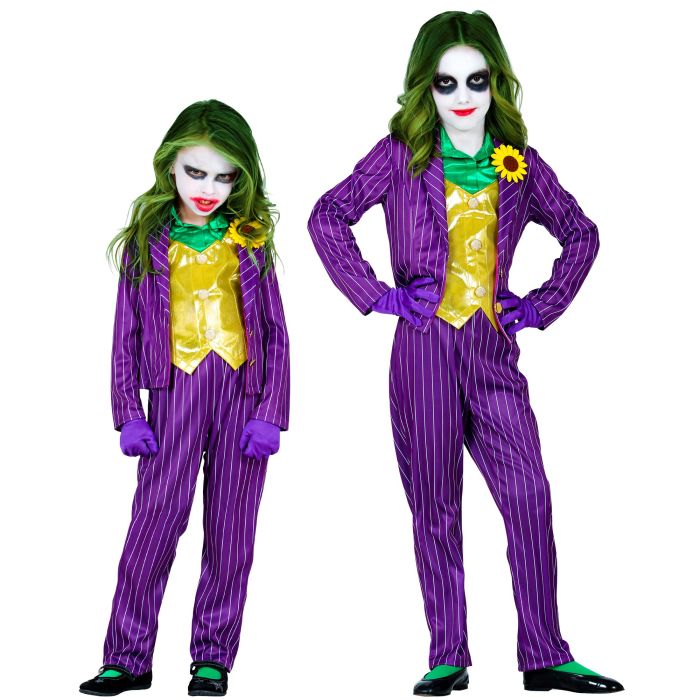 Fieses Clownkostüm für Mädchen