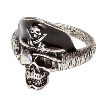 Ring mit Piratenschädel