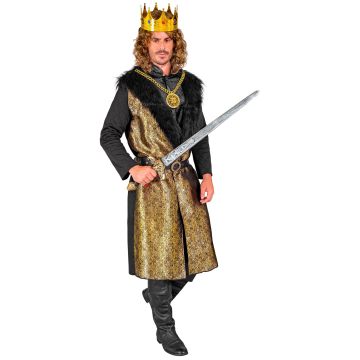 Mittelalterlicher König Kostüm für Herren