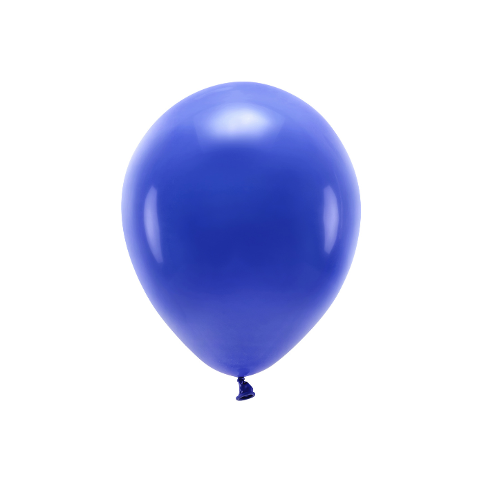 Metallic Dunkelblaue Ballons 10x - 30 cm