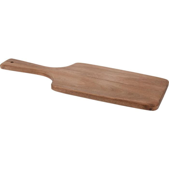 Schneidebrett aus Akazienholz mit Griff 42x17 cm