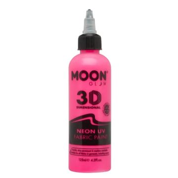 Neon UV Textilfarbe Pink 125 ml Moon Creations