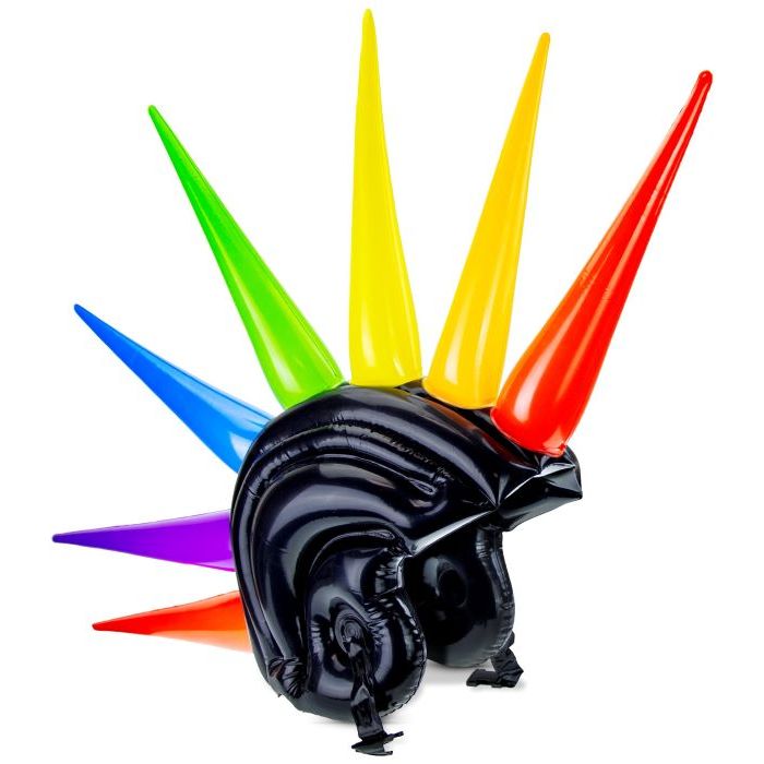 Aufblasbarer Helm Stacheln