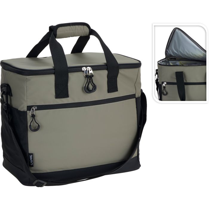 Kühltasche mit Netztaschen ca. 38 x 24,5 x 33 cm