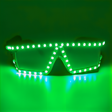 LED-Brille grün Neon