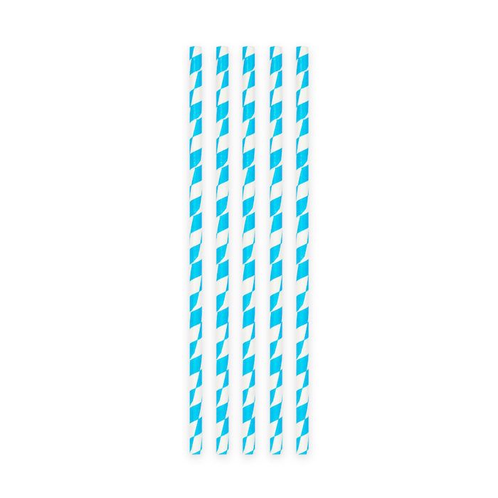 Oktoberfest Papierstrohhalme 20x - 197x6 mm