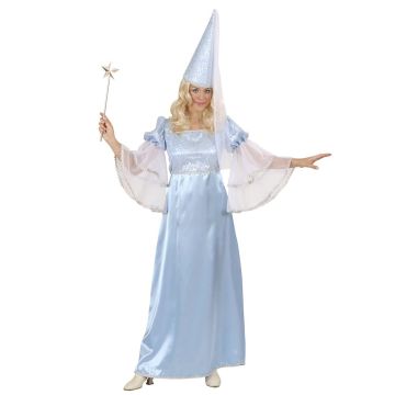 Fee Kostüm mit Hut und Schleier für Damen