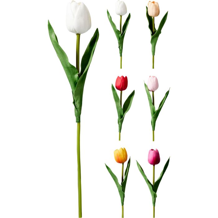 Künstliche Tulpe 40 cm aus weichem Material