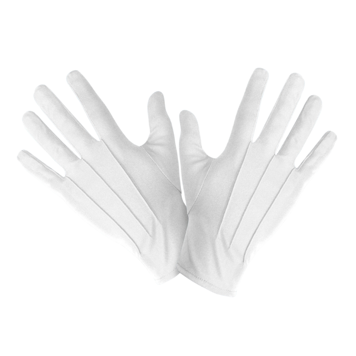 Weiße Handschuhe