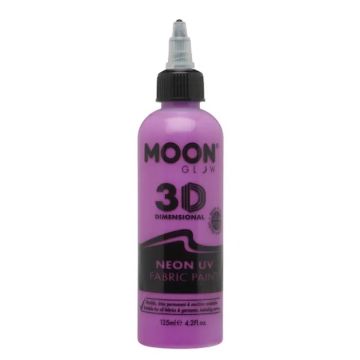 Neon UV Textilfarbe Lila 125 ml Moon Creations