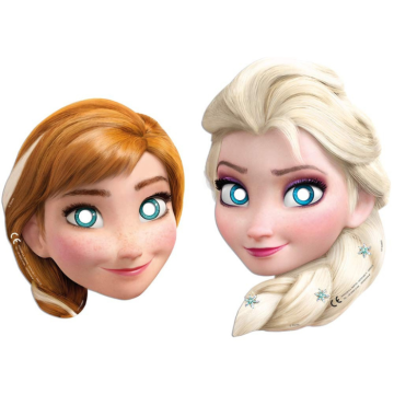 Frozen Pappmasken 6x