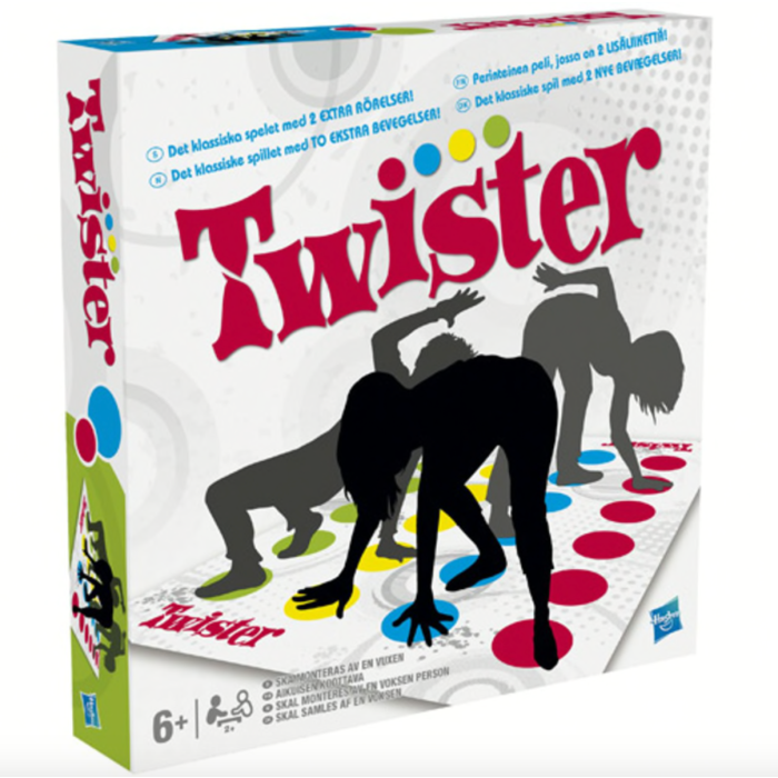 Twister inklusive Matte und Spinner