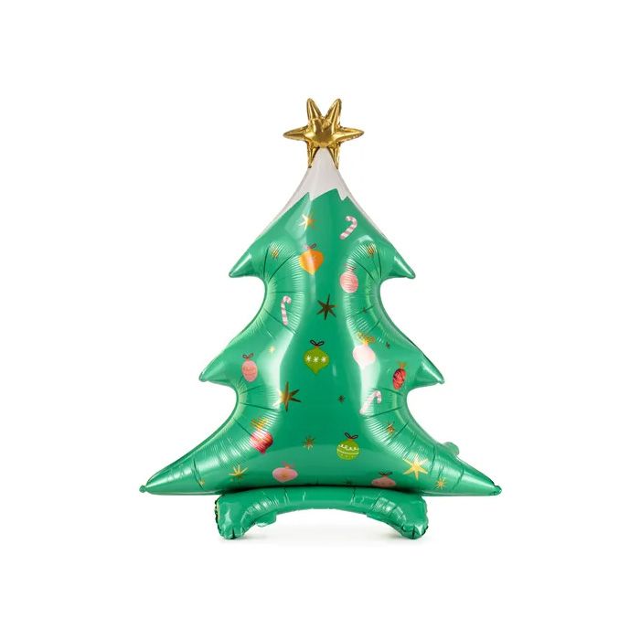 Weihnachtsbaum-Folieballon - 78x94 cm