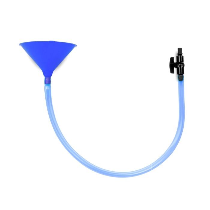 Trichterbierbong blau - 1 Meter
