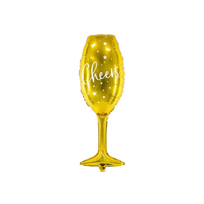 Champagnerglas Folienballon - 80 cm 