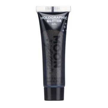 Holografische Glitzer Gel Schwarz - 12 ml