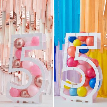 Ballon Zahl Rahmen - 5