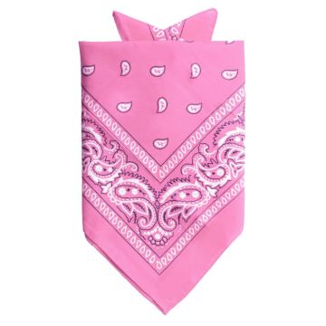 Bandana mit traditionellem Muster Pink 52x55 cm