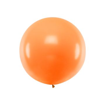 Riesiger orangefarbener Ballon - 1 Meter 