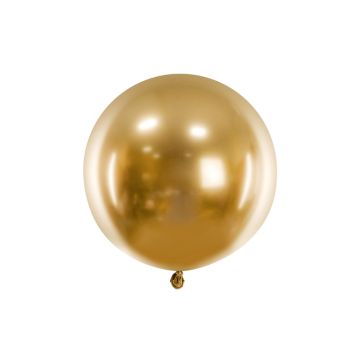 Gold Chrome Ballon 60 cm