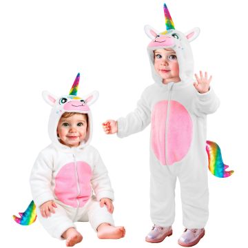 Baby-Einhornkostüm in Weiß