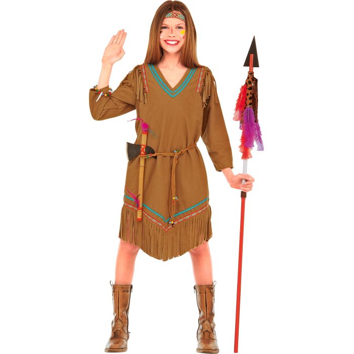 Indianermädchen Kostüm für Mädchen - 3 Teile