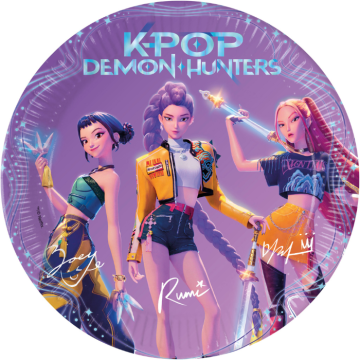 K-Pop Demon Hunters Pappteller 23 cm - 8x